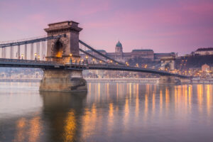 sunrise at chain bridge